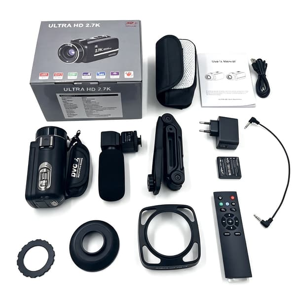 Videokamera 2,7K / 36MP / 16x zoom / IR nattsyn