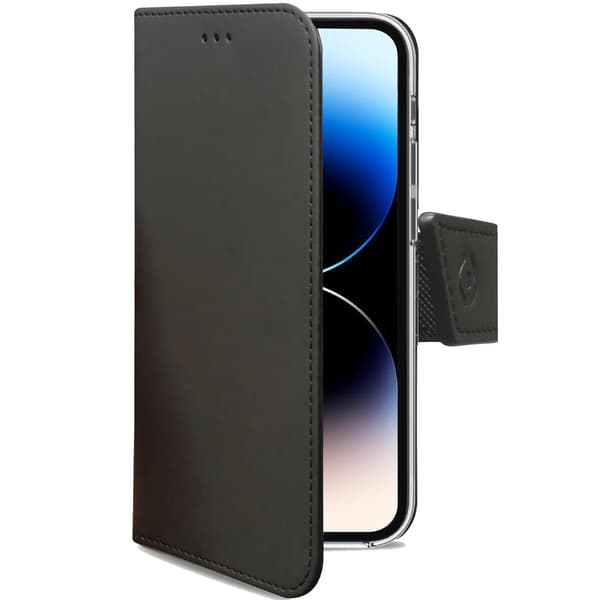 Lommebokdeksel til iPhone 14 Pro, svart