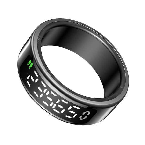 Smart Ring Svart med helseovervåking 14