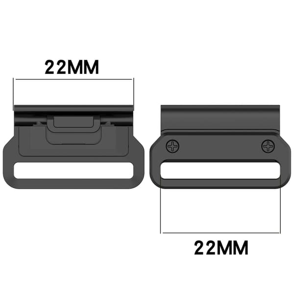 Snabbkoppling Klockarmband Adapter för Garmin 22 mm