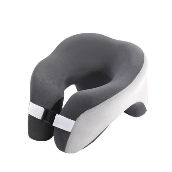 Ergonomisk kontor lur pude - Multifunktionel memory foam sovepude til skrivebord, ideel til DK kunder Grey