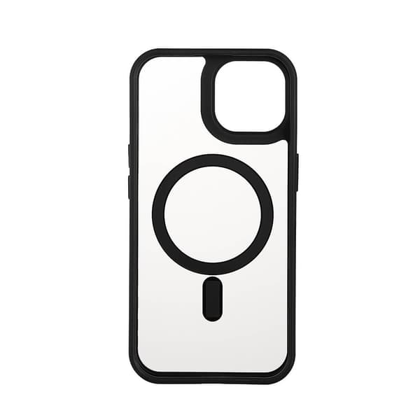 Mobilskal Bumper MagSeries Black & Clear - iPhone 13/14/15