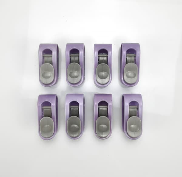 Tumsnäppsfäste för täcken (8-pack) Purple