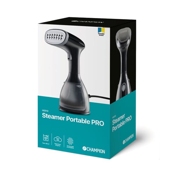 Steamer Portable Pro 1500W HS510 Musta