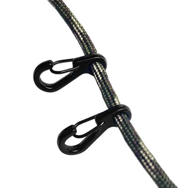 3-Pack Mini Tactical Buckle Nyckelring, Aluminiumlegering Karbinhake