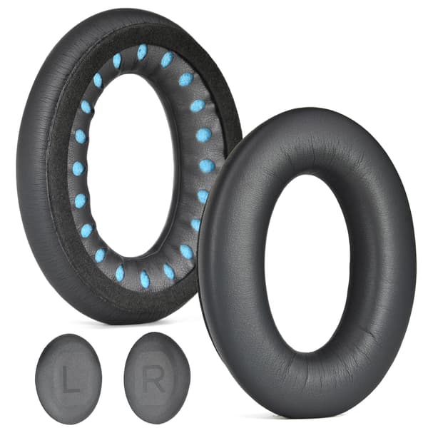 Erstatningsøreputer for Bose QC45 QC35 DarkGrey