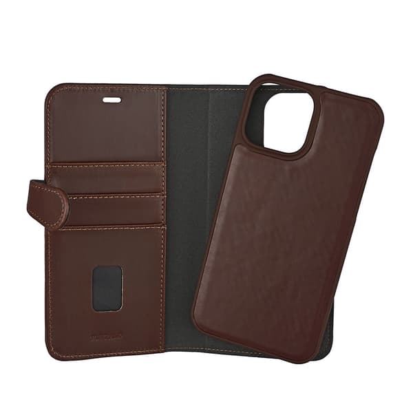 2in1 Wallet Leather 3 card iPhone 13  Pro Max Brown