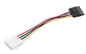 Strømadapter SATA 0,2m