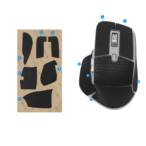 Forbedret grep musehud for Logitech MX Master 3/3s