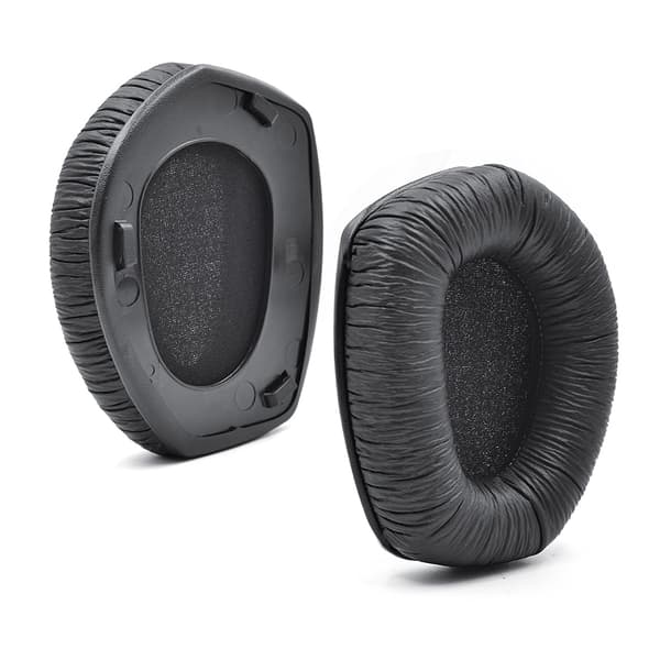 Udskiftning af kunstlæder ørepuder - til Sennheiser Black