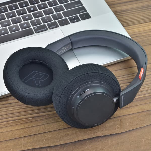 Erstatningsøreputer til Sony MDR-V55, V500DJ - 2 stk Black
