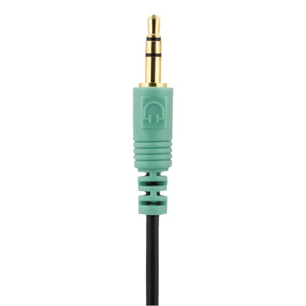 Headphones with volume control, 1x3.5mm, black