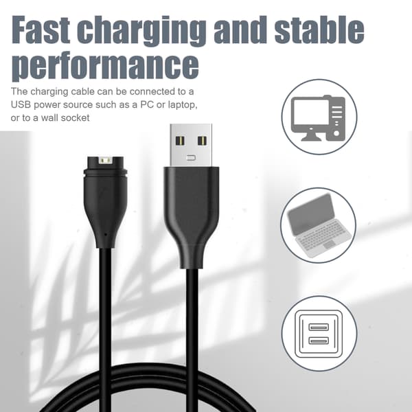 Universallader for Garmin klokker 1-pack
