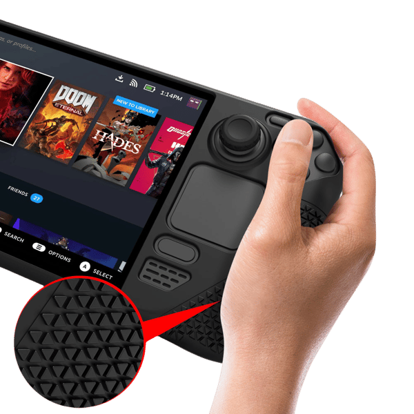 Silikone cover til Steam Deck OLED Black
