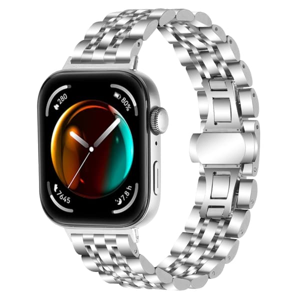 Teräksinen kellonranneke WatchFit 3:lle Silver