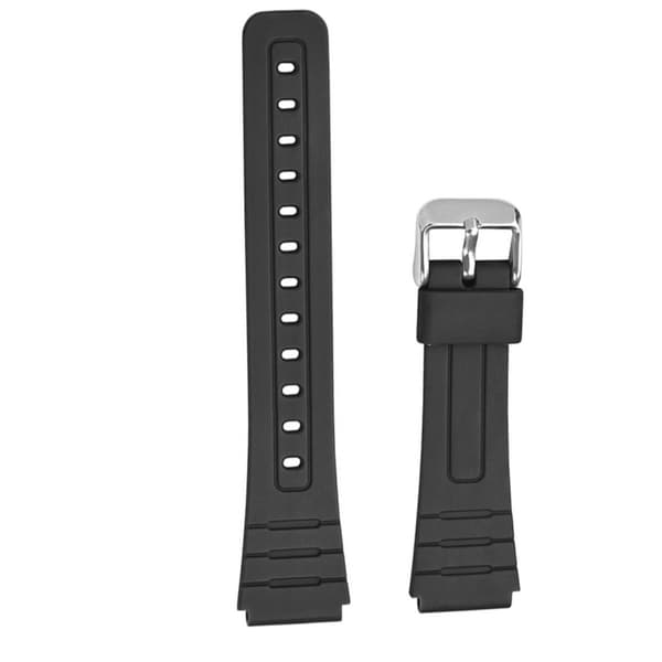 Klockarmband, 18 mm Klackbredd - Svart