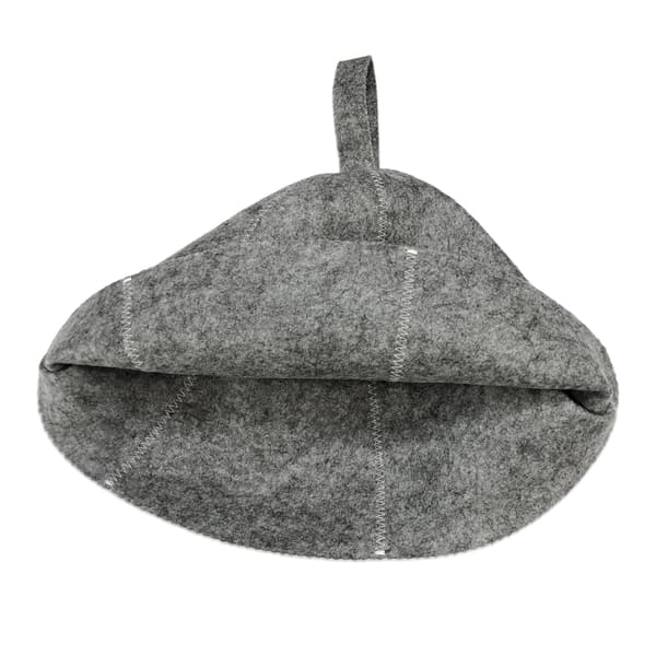 Bastuhatt av Filtmaterial 2-pack Grey