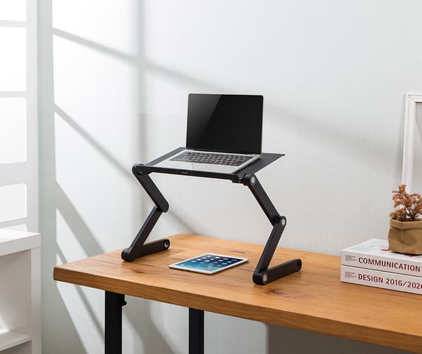 OFFICE Portable height adjust laptop desk tiltable desktop