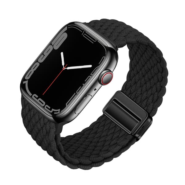 Starlight-nailonkellonhihna Apple Watchille Black S