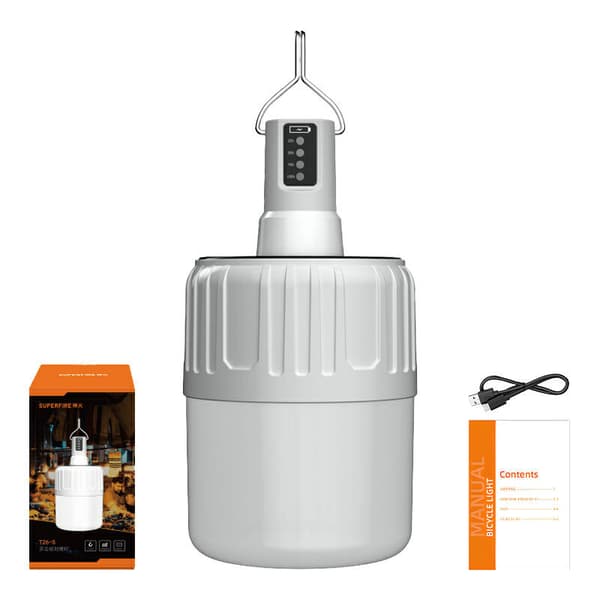 Solcelle campinglampe Superfire T26-S, 500lm