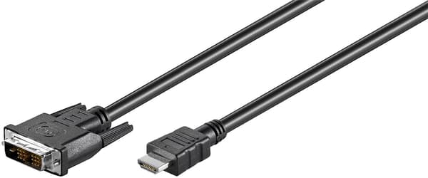 DVI-D/HDMI™-kabel, forniklet