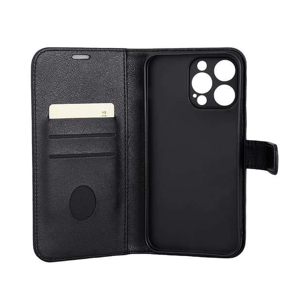 Mobildeksel Radiation Protection PU Mags RFID Svart - iPhone 15 Pro Max