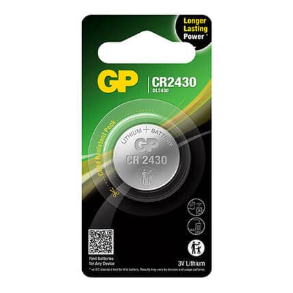 Knapcellebatteri CR2430 Litium 1-Pak