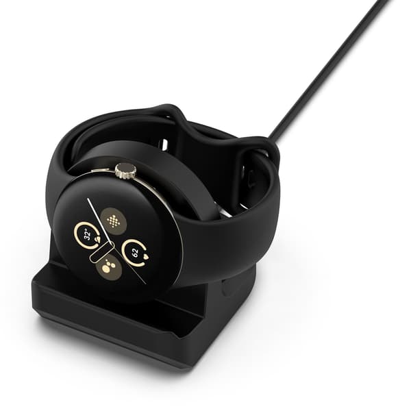 Silikonklockladdarställ för Google Pixel Watch 2 Black