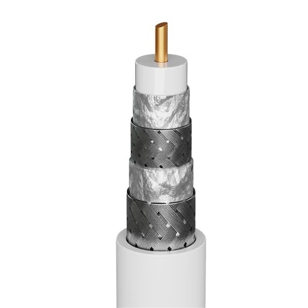 TV-antennekabel (135 dB), 4x skjermet