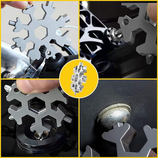 Multifunktionsværktøj 18-i-1 Snowflake Silver