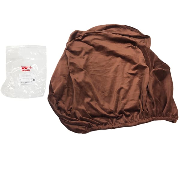 Sträckbara bågstolsöverdrag, stolsöverdrag i mjuk polyester coffee