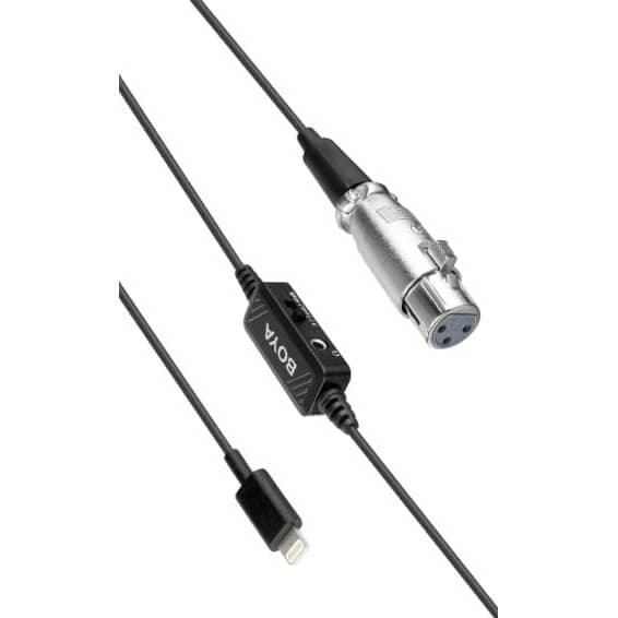 Mikrofonadapter XLR - Lightning BY-BCA7 Hun - Han