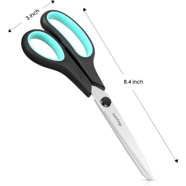 Multi-Function Saks 3-Pakning: Ultra-Skarpe 2,5 mm Blader med Myke Grep