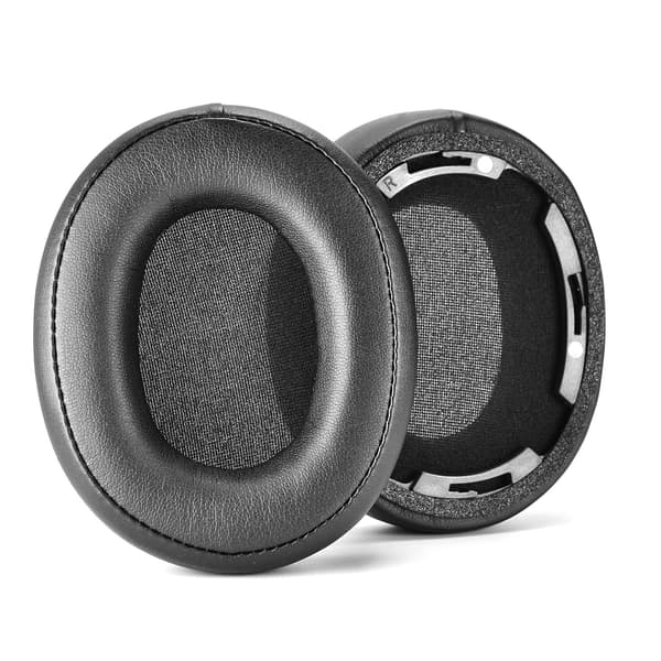 Svarte erstatningsøreputer for Audio-Technica ATH-SR50BT (2-pakning)