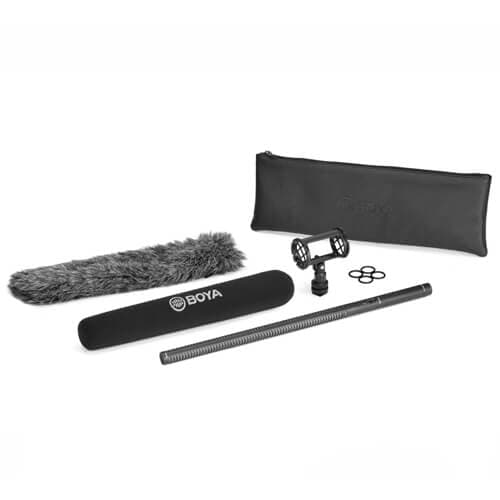 Mikrofon Shotgun Lång BY-PVM3000L Kondensator XLR