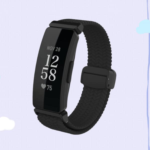 Nylon klokkerem til Fitbit Inspire 3 Black