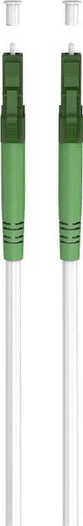 Fiberoptisk kabel (FTTH), Singlemode (OS2) White, vit (Simplex), 10 m