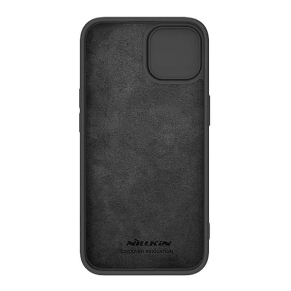 Nillkin CamShield Silikonetui til iPhone 15 Plus (svart)