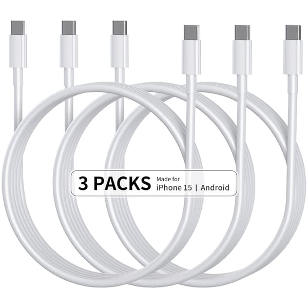 5 kpl 2M CTO C -datakaapeli, PD60W pikalatauskaapeli 3-pack