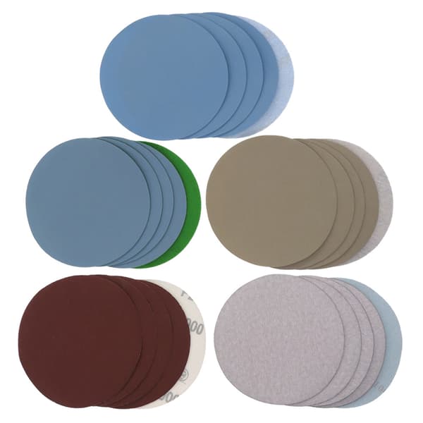 5-Tums 125mm Slipskivor, 25-pack MultiColor