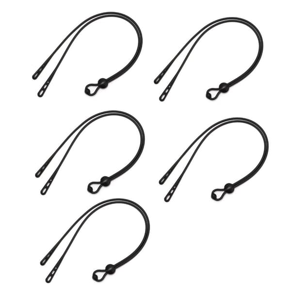 Justerbare brillesnore - 5 stk Black