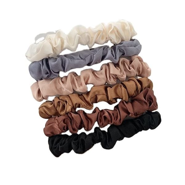 Scrunchies 6-pakning MultiColor
