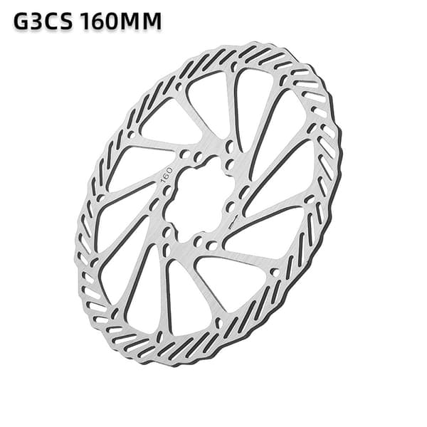 07-G3CS 160mm Rustfritt Stål Skivebrems Rotor - Sølv