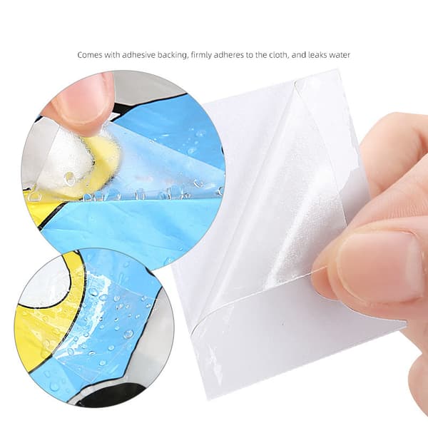 208TPU Clear Repair Patch 10cm x 10cm (10 kpl)