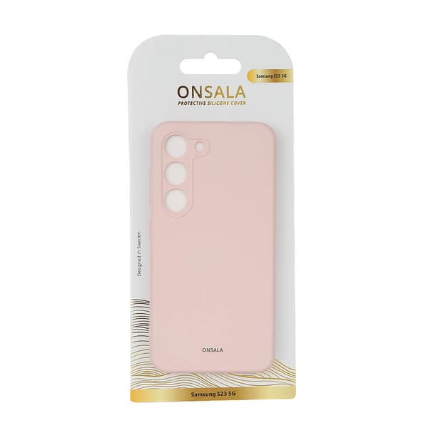 Mobildeksel Silikon Chalk Pink - Samsung S23 5G