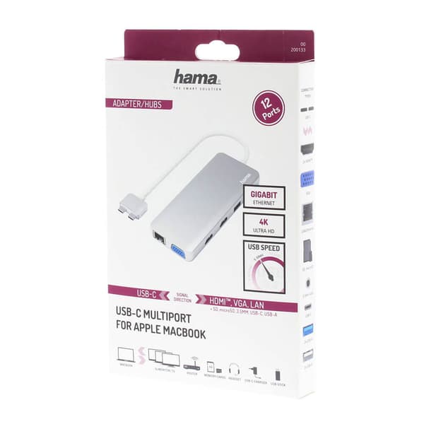 Hub USB-C Connect2Mac 12 ports