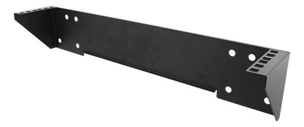 19" Vertical wall bracket, 2U, max 60kg, steel construction