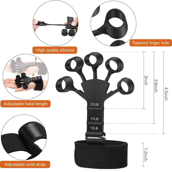 Justerbar Grip Trainer - 4 deler