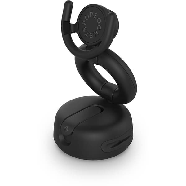 POPSOCKETS Car Dash & Windowshield Black Korkeus / kääntö