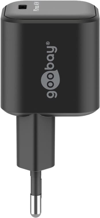 USB-C™ PD GaN hurtigoplader Nano (45 W) sort